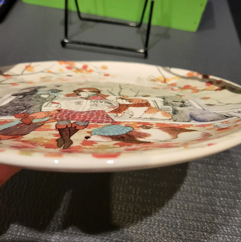 Pier 1 Imports Lazy Sunday Salad Plate.